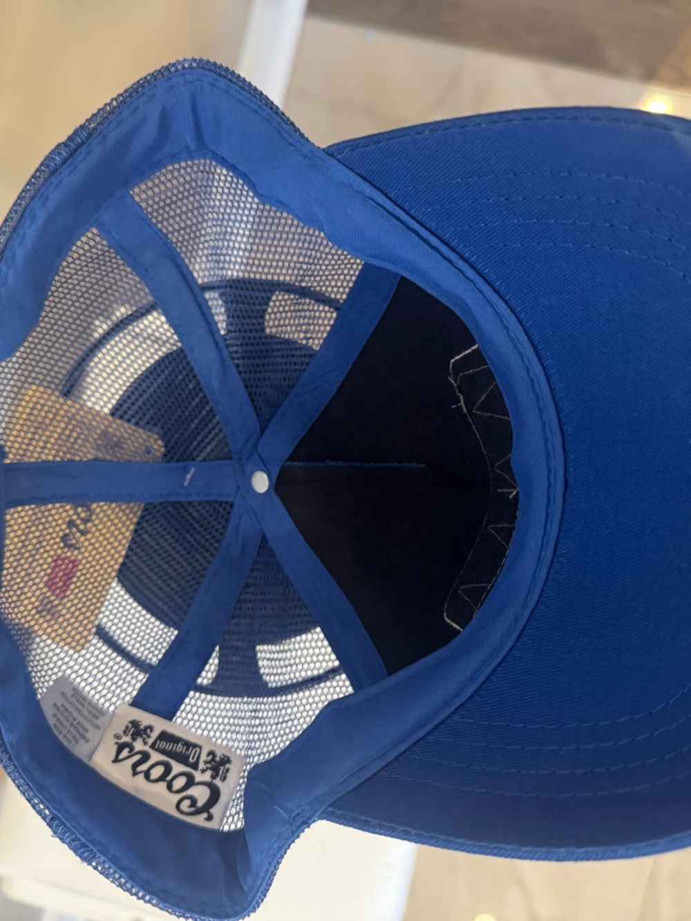 Coors Rodeo Blue Mesh Trucker Hat - Picture 2 of 3